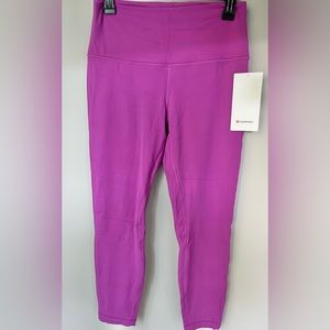 NWT Lululemon align pant 25 vivid plum size 10